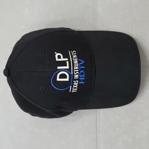 DLP Texas Instruments HDTV NASCAR Tony Raines #96 Hat black twill embroidered